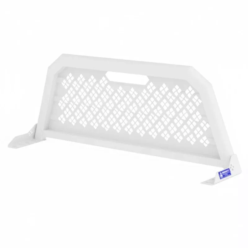 merritt-white-aluminum-headache-rack-punched-panel-above-cab-high-select-gmc-che Merritt White Aluminum Headache Rack Punched Panel Above Cab High Select GMC Chevy 1500 Model 720407-235